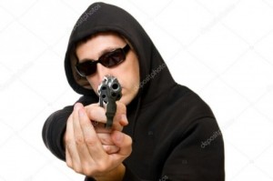 Create meme: Man-with-gun-gangster