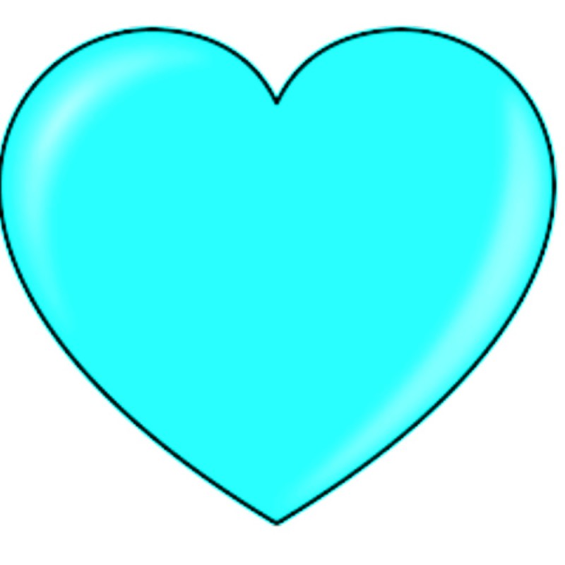 Create meme: blue hearts, heart , The blue heart