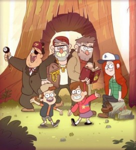 Создать мем: fall, dipper pines, mabel