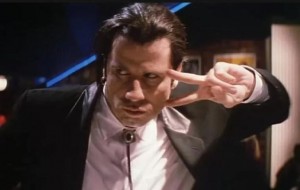 Create meme: Travolta pulp fiction, vincent vega, pulp fiction Vincent VEGA