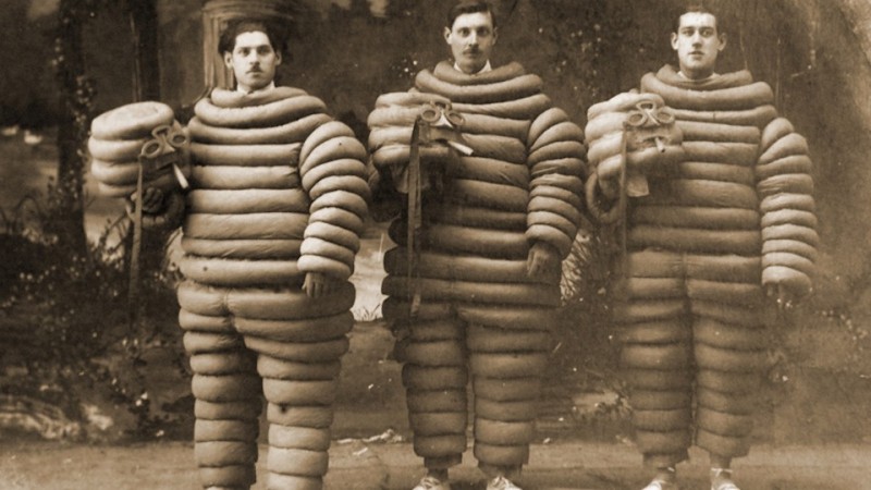 Create meme: bibendum michelin, Michelin man, Michelin costume