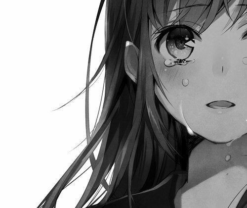Создать мем: аниме плачет девушка, аниме девушка грустная, аниме