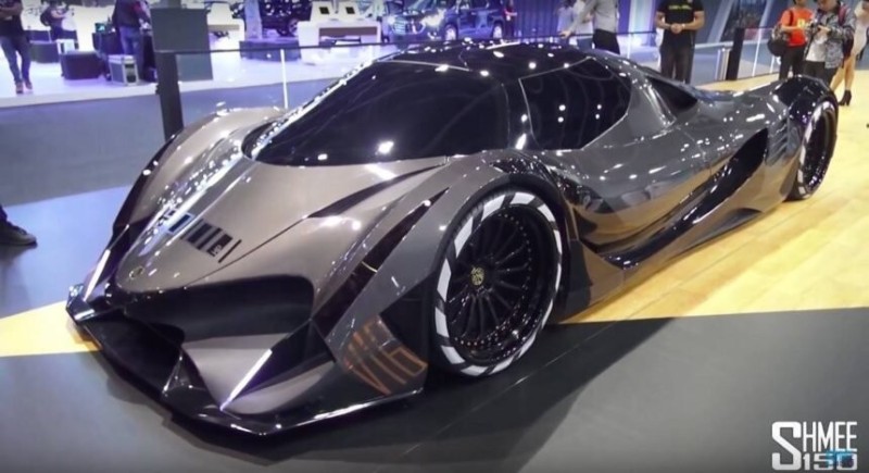 Create meme: devel sixteen hypercar, devel sixteen acceleration to 100, Devil Sixten