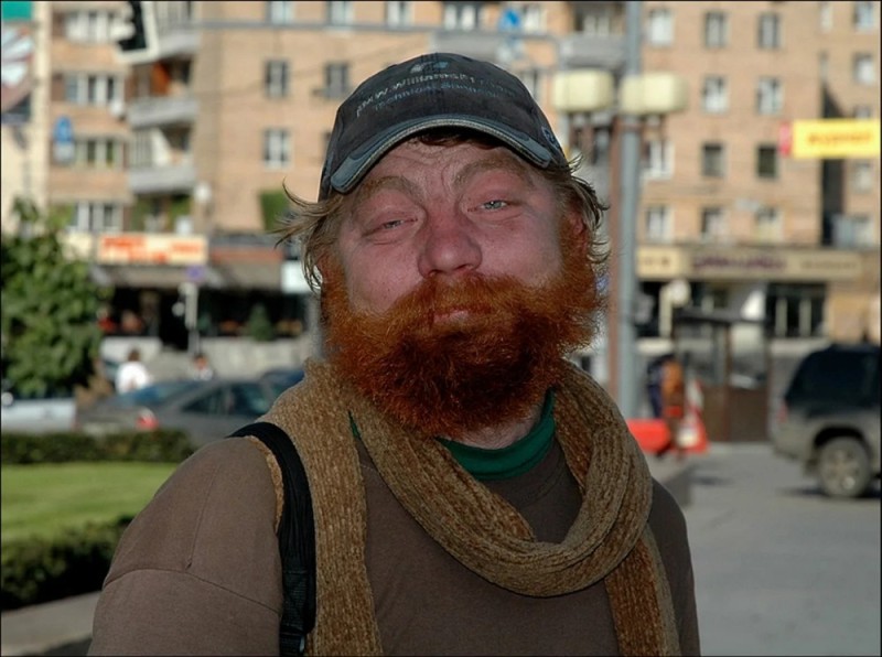 Create meme: bomzhik , you're homeless, homeless 