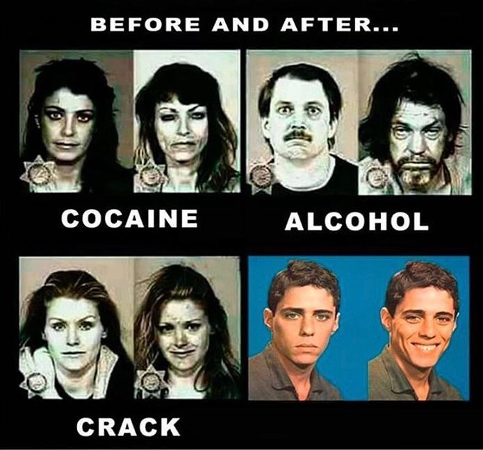 Create meme: heroin and cocaine, cocaine alcohol crack, meme alcohol cocaine