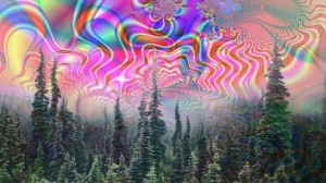 Создать мем: psychedelic, lsd, psychedelic forest