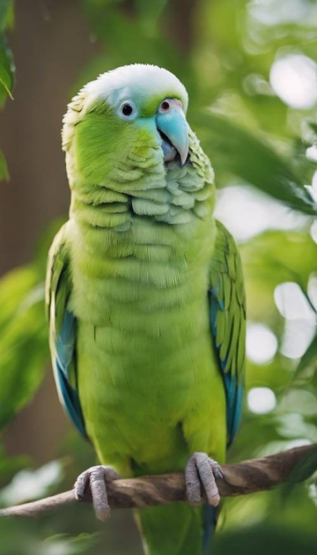 Create meme: big green parrot, amazon parrot, The green parrot is a breed