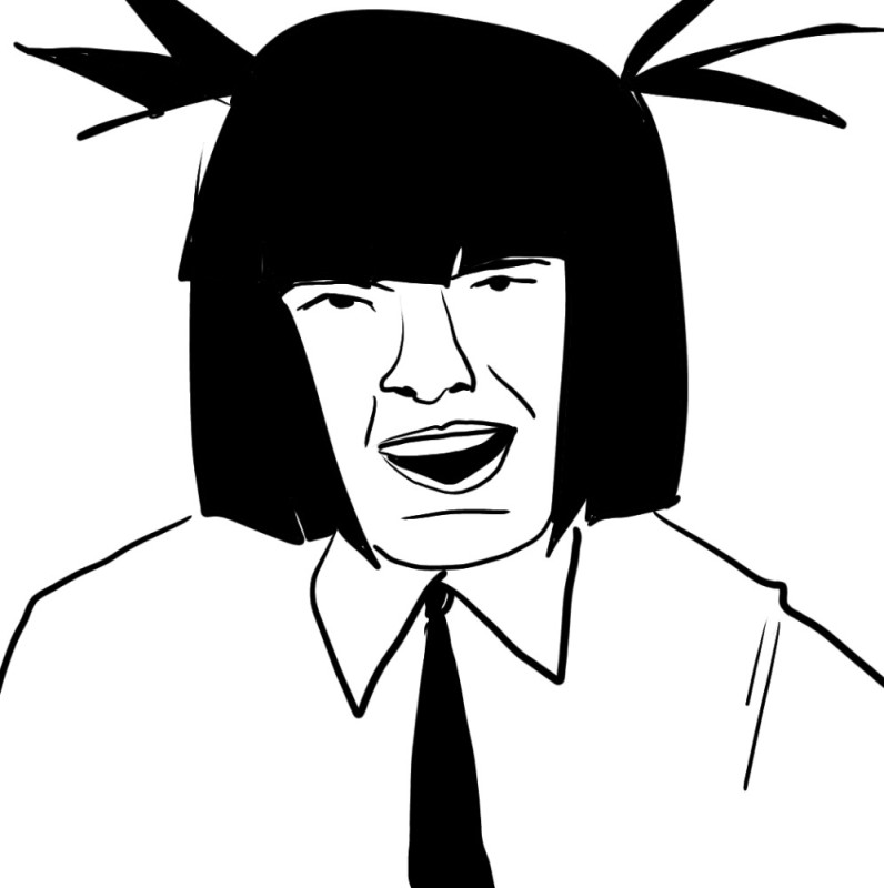 Create meme: Sia with a pencil, anime meme, Kyoka Jiro in pencil