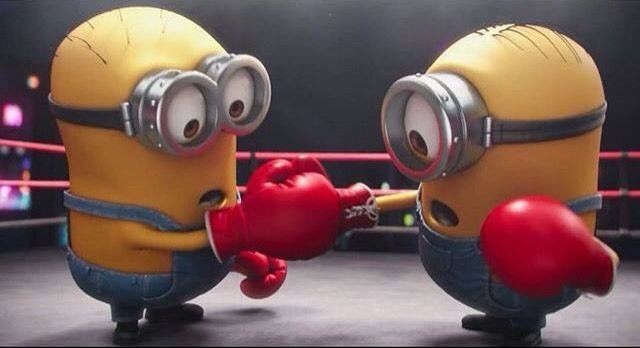 Create meme: minions 2015 , minions cartoon 2015, boxers are minions