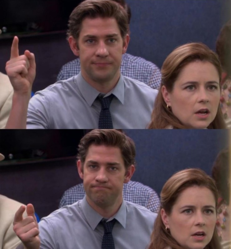 Create meme: series office, Jim Halpert, a frame from the movie