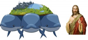 Create meme: flat land, whales, 3 China