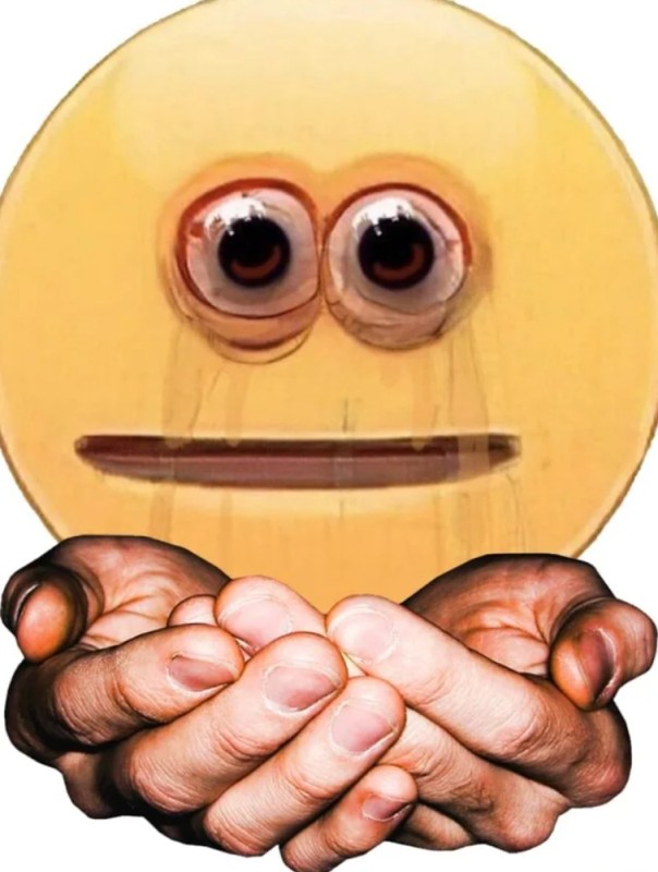 Create meme: emoticons with hands, smile with hands, emoticons memes with hands