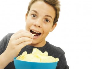 Create meme: eat, boy, teenagers