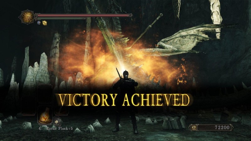 Create meme: dark souls 1, dark souls victory achieved, Dark Souls walkthrough