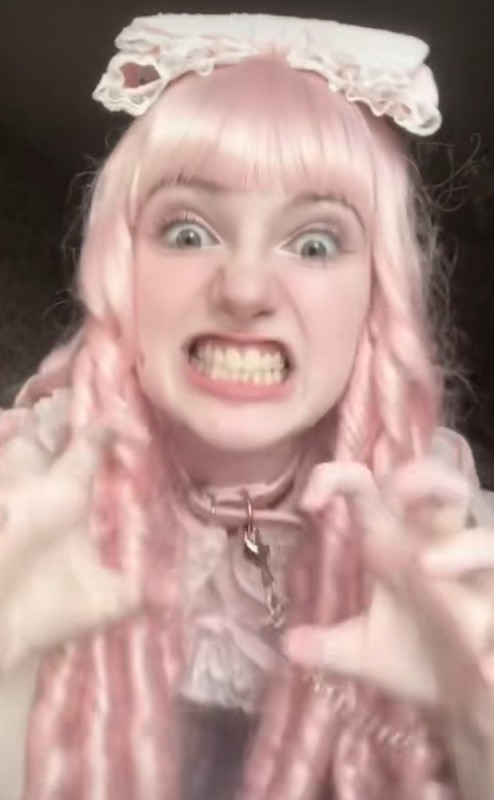 Create meme: girl , Erin Ahegao, cute hairstyles