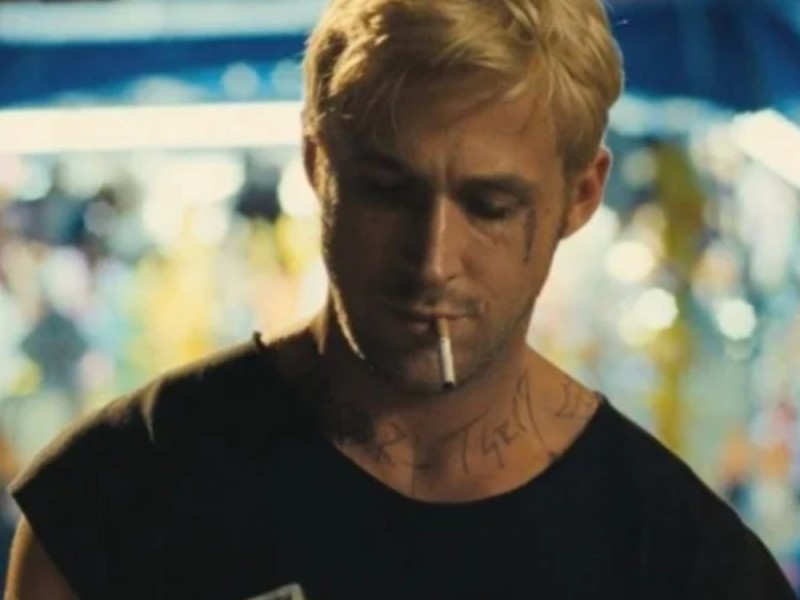 Create meme: place beyond the pines, Gosling place under the pines, Ryan Gosling A place under the pines