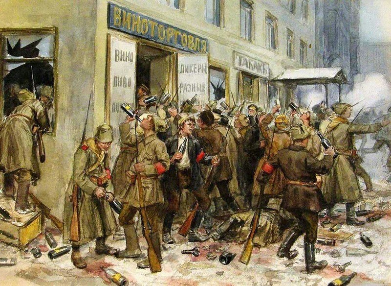 Create meme: The October Revolution of 1917, the February revolution of 1917, Painting by the artist