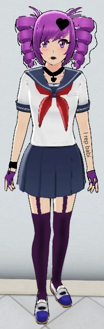 Create meme: andere , Yandere simulator by Ayano Aishi, pippi yander simulator