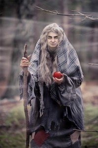 Create meme: Veronica the witch, Baba Yaga, the witch with mushrooms