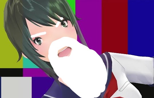 Create meme: andere , yandere simulator, yandere simulator