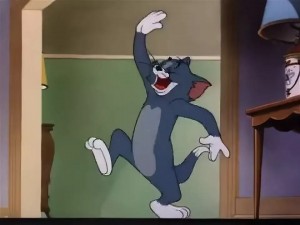 Create meme: Tom and Jerry, Tom and Jerry laughing, Tom and Jerry laughing GIF