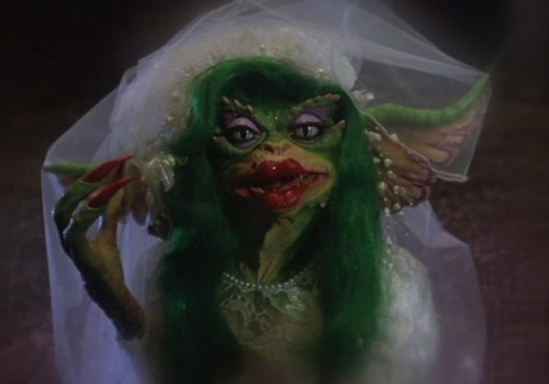 Create meme: Greta Gremlin, Gremlins 2 bride, gremlins