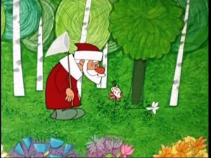 Create meme: grandfather frost and summer illustrations, grandfather frost and summer cartoon frames, grandfather frost and summer pictures cartoon