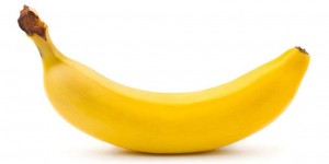 Create meme: ripe banana, corny banana, banana on white background