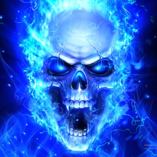 Create meme: skull, flaming skull, skull on fire 