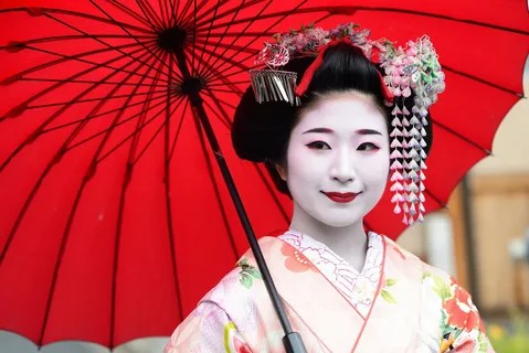 Create meme: modern geisha in japan, japan geisha, geisha 