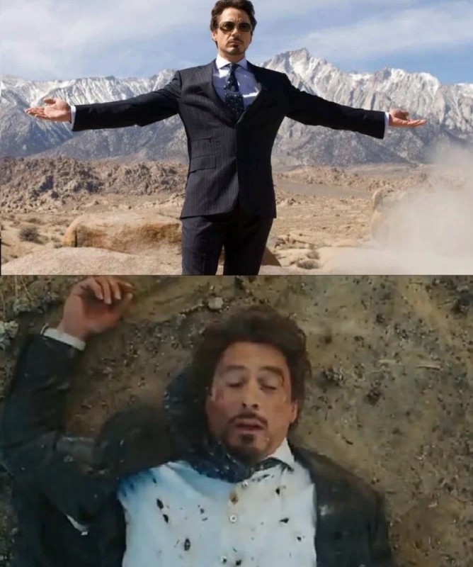 Create meme: meme of iron man , Downey Jr meme, Robert Downey 