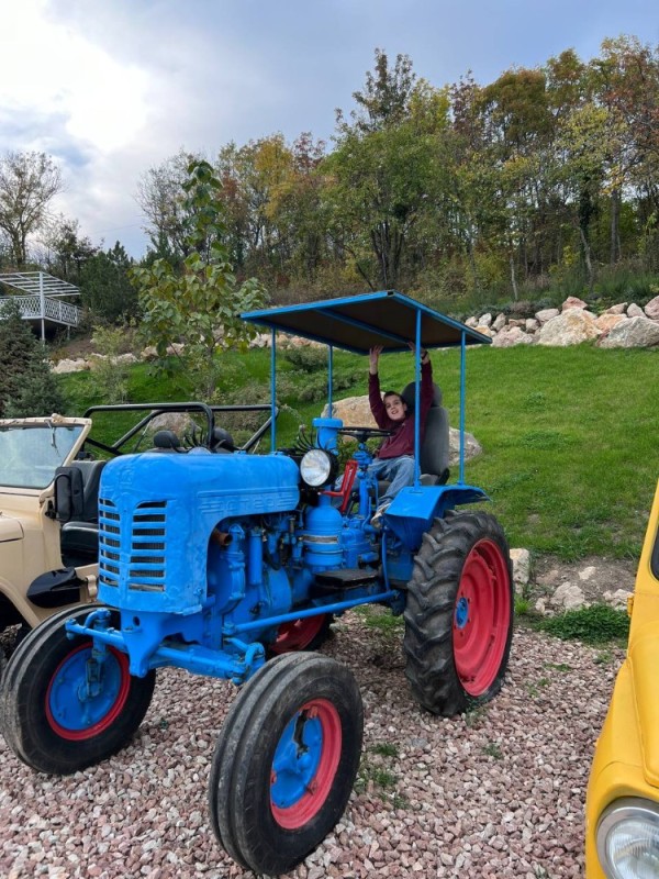 Create meme: t 40 tractor, t 40 am tractor, scientific and Technical Museum of Cheboksary Tractor History