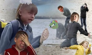 Создать мем: мем мужик песок, мальчик, сыпет песок мем