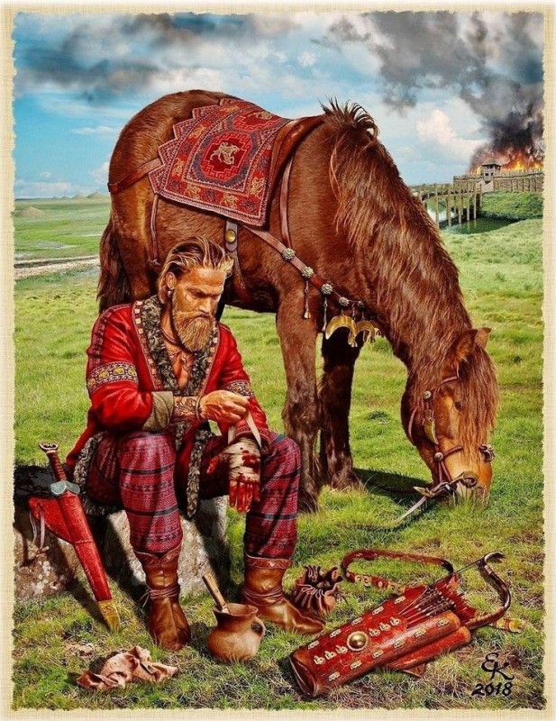 Create meme: Scythians Sarmatians Alans, Scythian paintings, Scythians in Russia