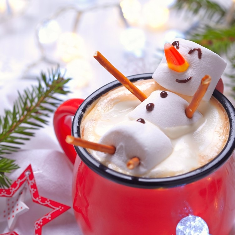 Create meme: Good morning snowman, good winter morning, New Year's breakfast