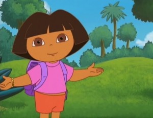 Create meme: Dora the Explorer cartoon, Dasha traveler series, Dora the Explorer meme