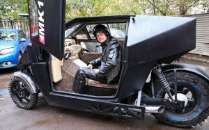 Create meme: tricycles Russian production, three-wheeled motorcycle of the Russian production, mk17 motorcycle