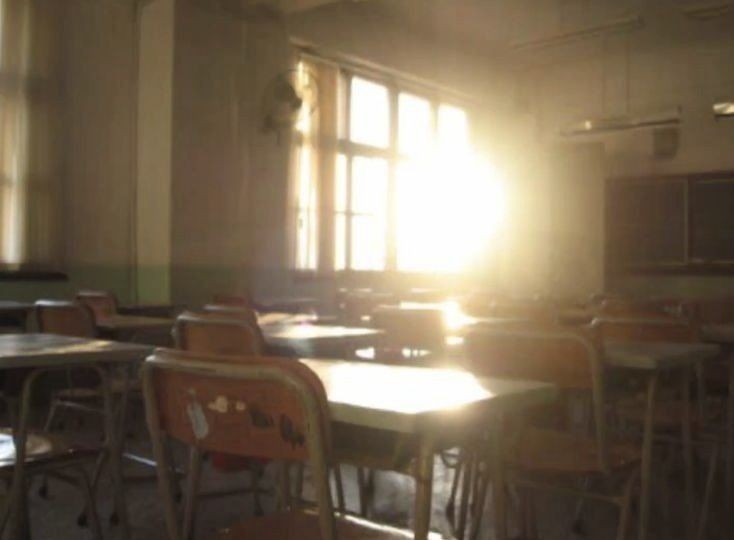 Create meme: school class, The school classroom is empty, class in school