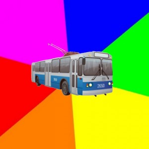 Create meme: ZIU, bus, the trolley 2