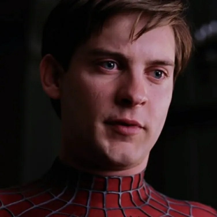 Create meme: Tobey Maguire , Peter Parker Tobey Maguire, Tobey Maguire spider man 2