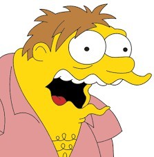 Create meme: the simpsons, Barney simpsons burp, Barney the simpsons