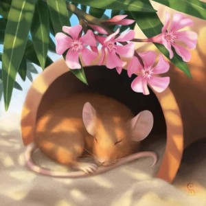 Создать мем: милая мышка, красивый мышонок, спящая мышка