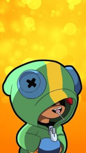 Create meme: Leon from brawl stars art, brawl stars, Leon brawl stars