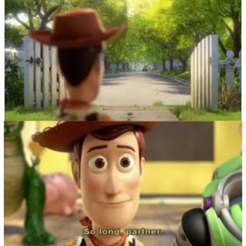 Create meme: so long partner, toy story , A meme from toy story