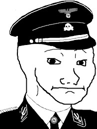 Create meme: Heinrich Himmler , invasion of ukraine, wojak nazi