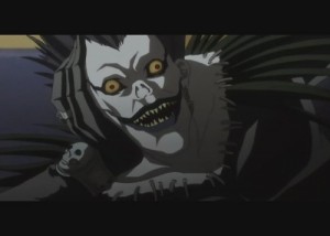 Create meme: death, Ryuk, shinigami