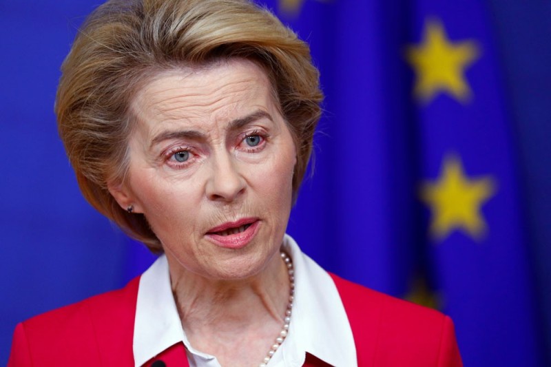 Create meme: head of the European Commission, von der leyen, ursula von der