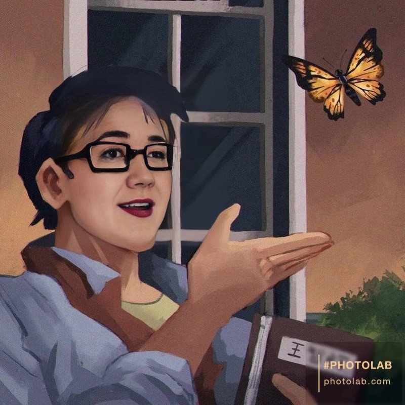 Create meme: the guy with the butterfly meme, anime guy, this butterfly meme