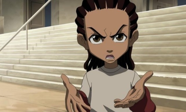 Create meme: The boondocks Riley, Riley Freeman, The boondocks sarah