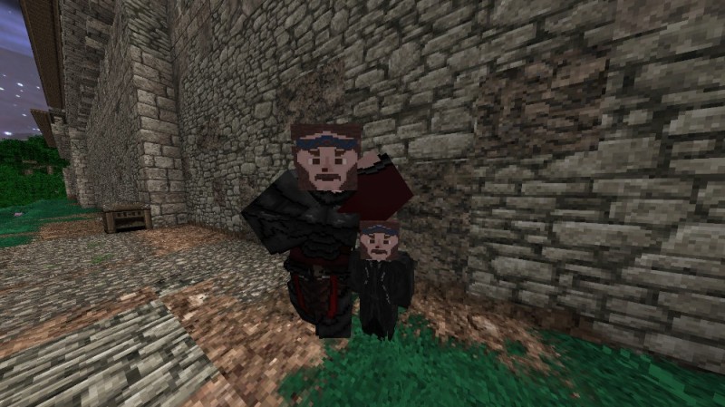 Create meme: Gothic minecraft, The return of herobrine, The Middle Ages of Minecraft